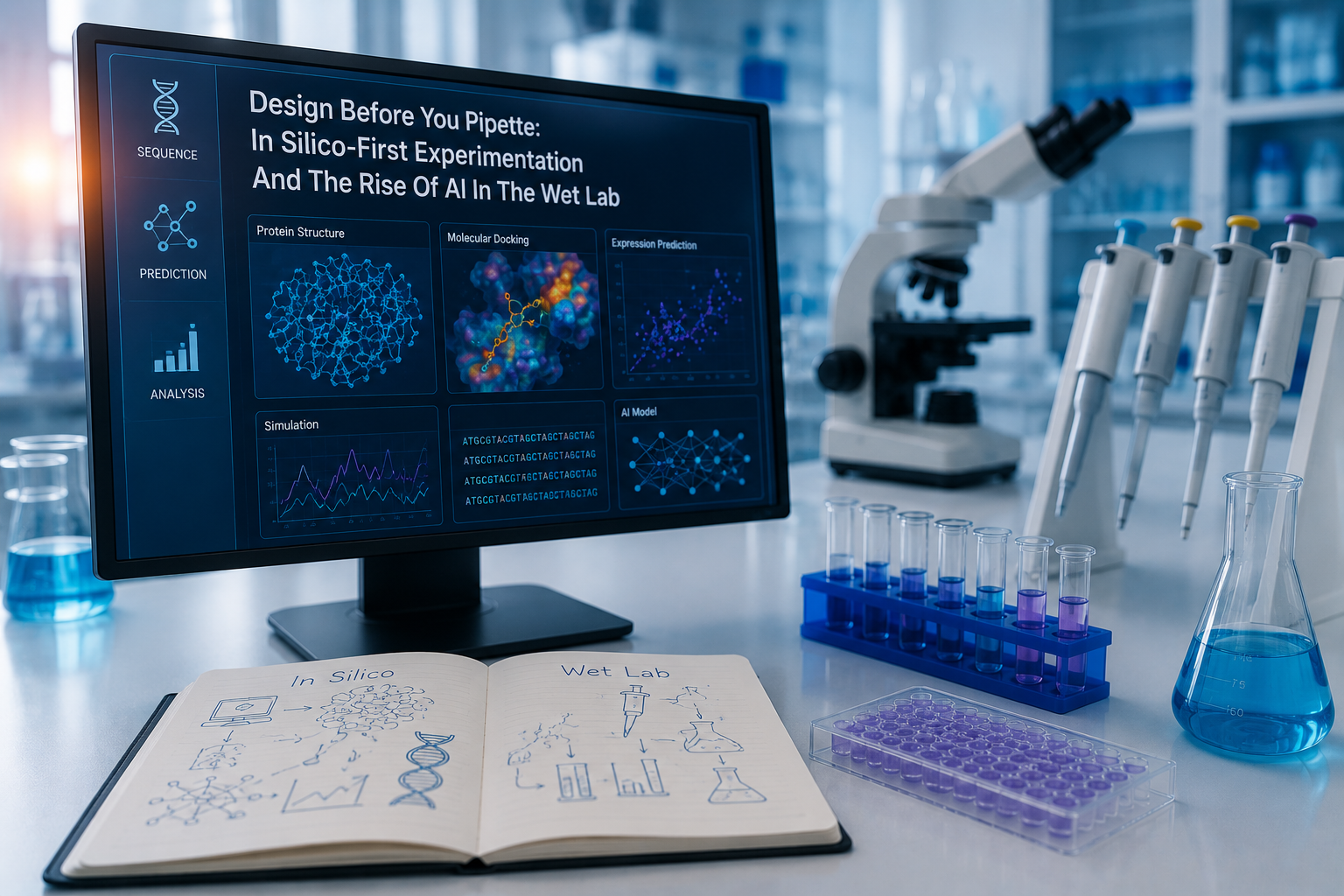 Design Before You Pipette: In Silico-First Experimentation And The Rise Of Ai In The Wet Lab